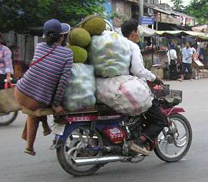 A stretch motorcycle!