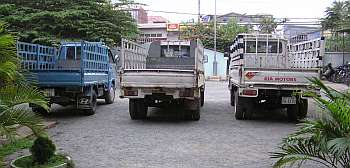 Trucks used as school buses
