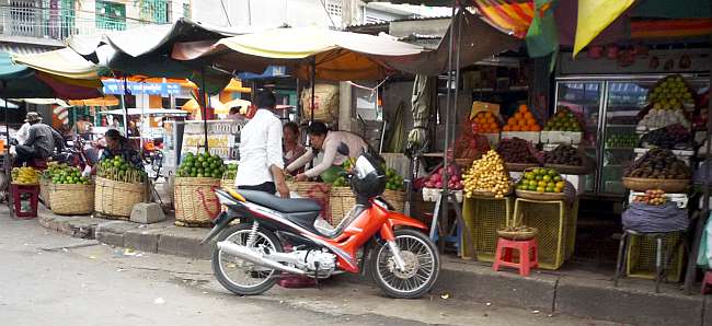 Fruit stalls