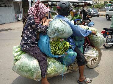 A really BIG load of vegetables
