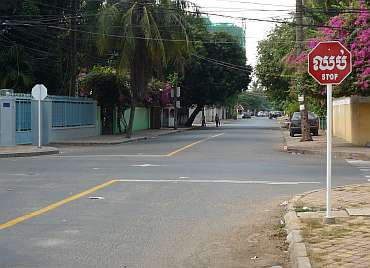 New stop signs