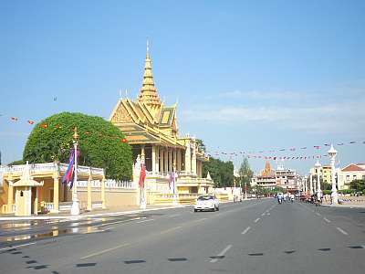 Street decorations for Vietnamese official