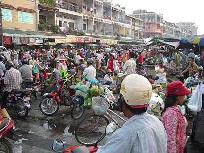 Early morning market