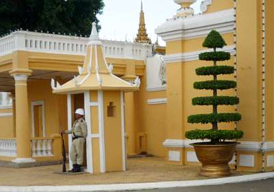 Guard at the royal palace