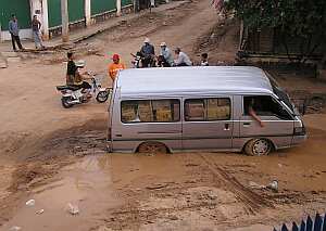 Stuck in the mud on Street 113