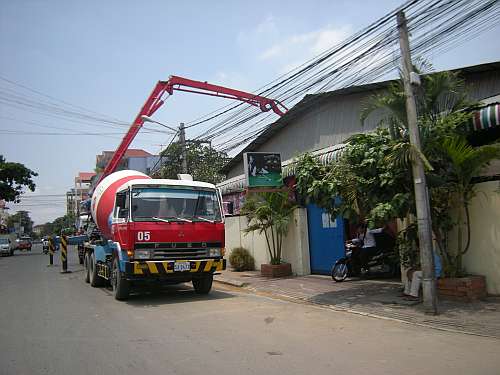 Concrete pumper