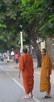Monks on the street