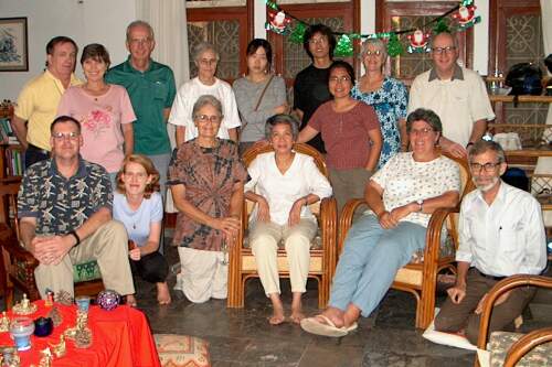 The Maryknoll group on New Year's Eve 2002