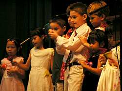 Kindergarten hand bell choir