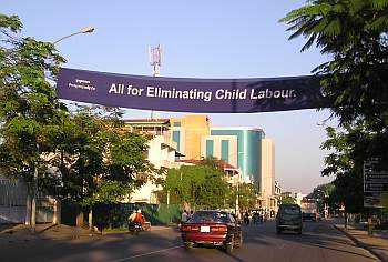 Anti-Child Labor banner