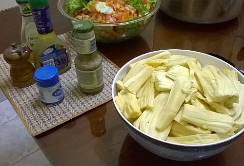 The fruit of the jackfruit