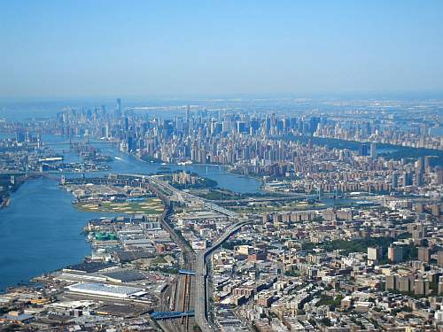 Lower Manhattan in early morning