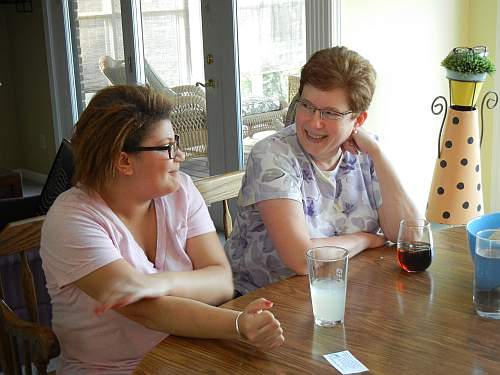 Aunt Jane and a niece