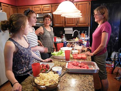 Two aunts and two nieces